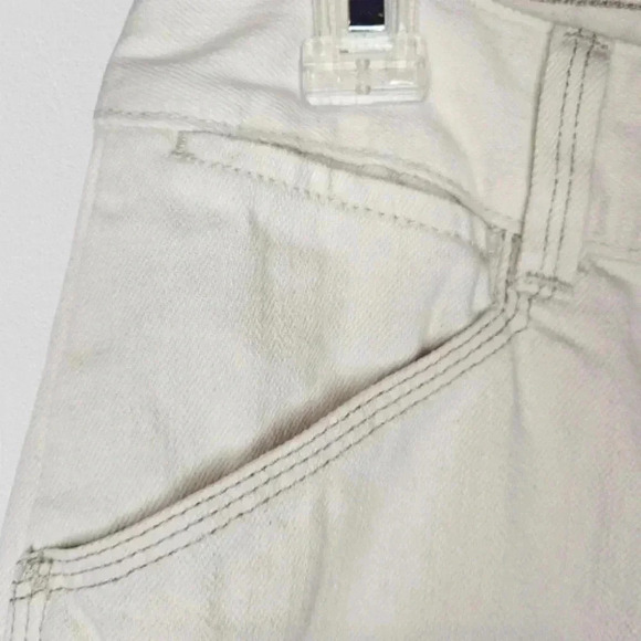 ❤️ Eddie Bauer Ivory Straight Leg Pants Women’s 6R Casual Cotton Stretch Neutral - Picture 6 of 12